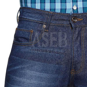 กางเกงยีนส์สไตล์ใหม่สำหรับผู้ชายสีทึบแนวสตรีทสวมใส่กลางแจ้งสไตล์ใหม่ - Product Image 6