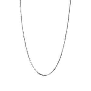 Chaîne à maillons en argent sterling léger avec finition rhodiée, bijoux tendance religieux en forme de cœur avec diamants et perles, plaqué or - Product Image 1