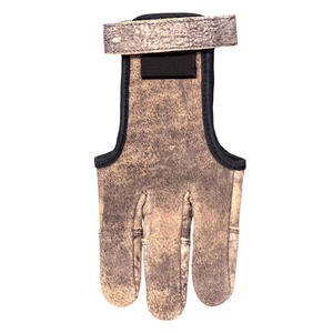 Imra Impex Gant de sport de tir à l'arc personnalisé de qualité supérieure en cuir de buffle bicolore avec bout des doigts renforcé - Product Image 1