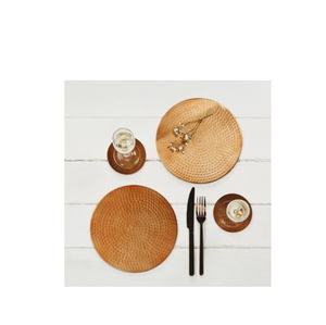 Dessous de verre en cuivre pour dessous de verre à usage artisanal pour la décoration et les accessoires Tapis et tampons à vendre - Product Image 4