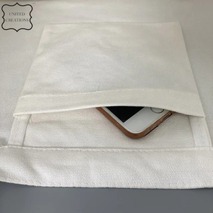 Bolsa de lona para compras de maquillaje, pequeña bolsa de lona encerada, bolsa de lona personalizada de lona de algodón con logotipo impreso personalizado - Product Image 6