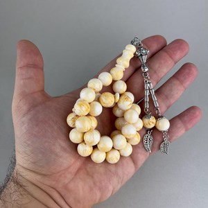 Vente en gros Allah & Muhammad gravé islamique musulman perles de prière Tasbih 33 perles de résine - Product Image 4