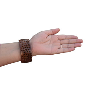 Pulsera tradicional de madera hecha a mano, brazalete de color natural personalizado para ocasiones de aniversario, Estilo clásico - Product Image 3