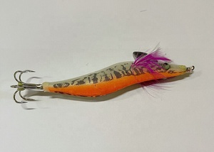 Filet de pêche usine de porcelaine bonne qualité voir joli gabarit de calmar lumineux avec crochet appâts de pêche aux crevettes dures leurres de pêche s'attaque - Product Image 5