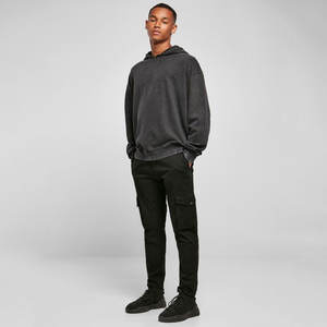 Sweat à capuche lavé à l'acide de haute qualité prix de vente entier sweat à capuche lavé à l'acide tenue décontracté sweat à capuche lavé à l'acide basiques coton mélangé - Product Image 5