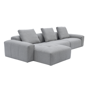 Bosa Lux Adjustable Chaise <b>Sofa</b> Set Corner Living Room Furniture with Sponge Filling for Home Apartment - Product Image 5