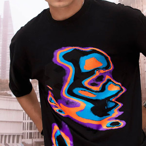 Camiseta ligera de gran tamaño Camiseta de secado rápido Nueva moda Uso al aire libre Camisa Diseña tu propia camiseta de gran tamaño - Product Image 5