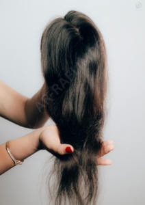 ผมต่อจากผมมนุษย์เรมี่ผมคนบราซิลยาว30นิ้วมัดดิบแบบอินเดีย - Product Image 4