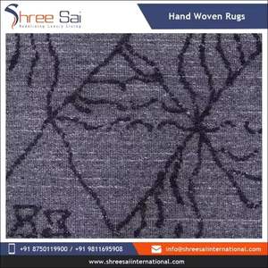 พรมผ้าฝ้ายแบบทำมือทันสมัยพรมทอแบบแบนสำหรับห้องนั่งเล่นและทางเข้าบ้านซักได้ - Product Image 3