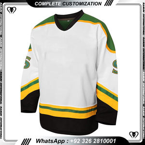 เสื้อฮ็อกกี้น้ำแข็งชุดฮ็อกกี้ออกแบบได้ตามต้องการพิมพ์ลายโพลีเอสเตอร์ - Product Image 2