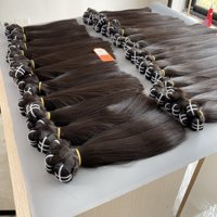 Plus grande usine de cheveux du Vietnam : Vente de lots de cheveux 100% humains Remy vierges, lisses et soyeux, couleur noir naturel, longueurs de 8 à 40 pouces, cheveux bruts