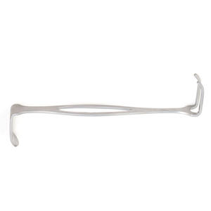 Retracteur d'hernie 8 (20 cm) Une lame solide et une poignée biconvexe à deux branches Instrument chirurgical en acier inoxydable non stérile - Product Image 2