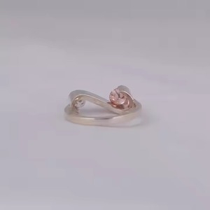 Classic Style 14KT Solid Gold Engagement <b>Ring</b> Pink & EF Round Lab Grown Diamond Solid Gold Plated Diamond <b>Ring</b> - Product Image 4