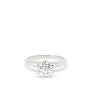 Anillo de compromiso solitario de moissanita de corte redondo de 7mm | Banda de Boda nupcial clásica | Joyería fina personalizada plata oro OEM al por mayor - Product Image 5