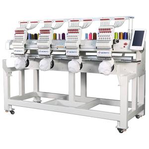 เครื่องปักผ้าอุตสาหกรรมแบบ 4 หัว รุ่นใหม่ 12/15 เข็ม สำหรับปักถุงเท้า - Product Image 3