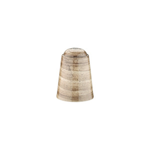 Bonna Terrain Banquet Porcelain <b>Salt</b> <b>Shaker</b> 7 cm Stylish Rustic Patterned Spice Jar Durable Table Accessory - Product Image 1