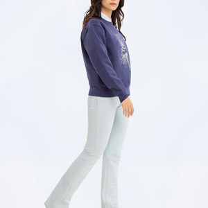 Sudaderas de Manga Larga con Cuello Redondo para Mujer, Ropa Deportiva de Invierno, Fabricación en Pakistán, 100% Algodón, Precio Económico, Personalizadas - Product Image 3