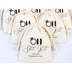 Custom Oh Shit <b>Kit</b> Hangover <b>Survival</b> Pouches Bachelorette & Wedding Gift Bags - Product Image 2