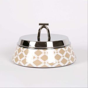 Casserole en acier arabe de haute qualité avec support en bois, blanc, Royals CSR615, compatible induction, écologique, minimaliste - Product Image 4