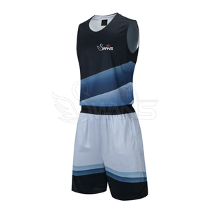 Custom Sublimated Basketball Uniform Set Moisture Wicking Breathable Quick Dry <b>Athletic</b> Wear Adults Unisex All Seasons Gradient - Product Image 1