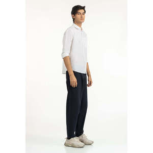 <b>Men's</b> Casual <b>Shirts</b> Double Breasted with Satin Poplin Fabric 100% Cotton Breathable and Comfortable Regular Fit ODM Supply - Product Image 3