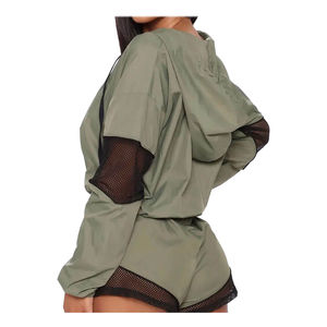 2026 New Breathable Waterproof Windbreaker Two Piece Women's Set with Sheep Skin and Printed Design for Wholesale - Product Image 6