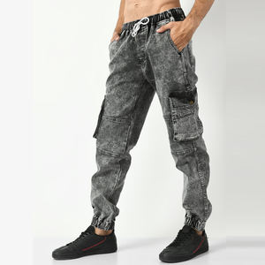 Pantalones de chándal de calle Vintage regulares para hombre, con cordón de peso medio, logotipo personalizado, 100% algodón, respetuoso con el medio ambiente, Jogger, informal, cadera - Product Image 1