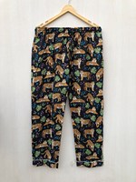 Elegante Conjunto de Pijama de Algodón Puro con Estampado de Tigre para Mujer - Ropa de Dormir Suave para Primavera/Verano y Regalo