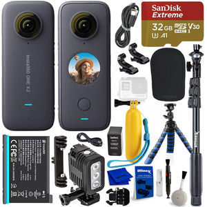 Mejor Oferta para Cámara de Acción Insta360 X3, Video 5.7K, Resistente al Agua hasta 10 Metros, Estabilización FlowState, Insta360 One, Lista para Enviar - Product Image 1