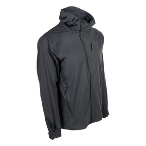 Cortavientos con capucha de nailon respetuoso con el medio ambiente personalizado impermeable deportes Golf chaquetas al aire libre con capucha desmontable cremallera para uso al aire libre - Product Image 4