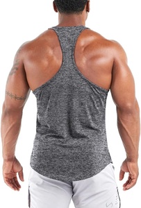 Camiseta sin mangas de gimnasio con espalda en Y personalizada para hombres, larguero muscular de secado rápido para culturismo y entrenamiento, chaleco y camiseta de entrenamiento - Product Image 6