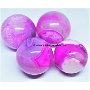 粉色玛瑙玛瑙球: 批发宝石水晶工艺品装饰玉石矿物冯穗岩石灵气球球