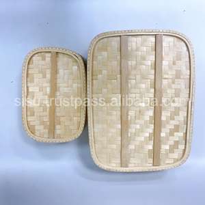 Bamboo Home Decor Tray <b>Table</b> <b>Decoration</b> for Kitchen Living Room Natural Handicraft Product - Product Image 4