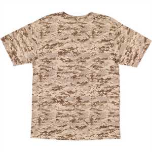 Camiseta de camuflaje Sand Woodland para adulto | Cuello redondo de algodón 100% | Camiseta de camuflaje de manga corta | Camisa duradera y transpirable para exteriores - Product Image 2