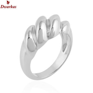 Haute qualité léger goutte d'eau creux argent 925 Sterling plaine bague pour filles et femmes bijoux de mariage pour l'utilisation des doigts - Product Image 2