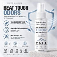 Spray désodorisant pour équipements sportifs OEM, éliminateur d'odeurs pour casques, bottes, gants, protections et sacs d'équipement, fraîcheur longue durée