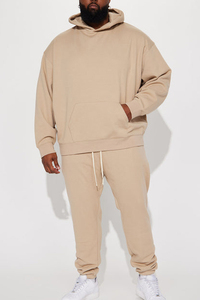 Sudadera con capucha transpirable de algodón grueso liso en blanco personalizada al por mayor de alta calidad - Product Image 4