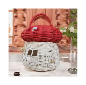 Sous-verres de Noël en rotin naturel, décoration rustique écologique pour des célébrations festives durables à la maison - Product Image 1