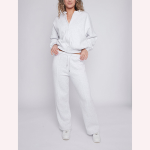 Velvet Rhinestone Hoodie Sweatpants Set Womens Tracksuit Wholesale - Product Image 3
