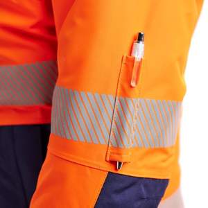 Chaquetas DE SEGURIDAD versátiles para construcción Almacenamiento de alta visibilidad y bolsillo hecho en Pakistán. - Product Image 3