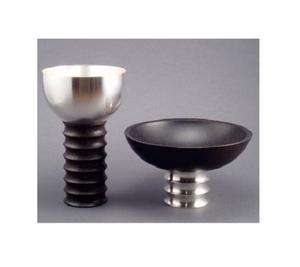 ชุดชามช็อคโกแลตสี่ขนาดชามขนมอลูมิเนียมสีทองและสีดำ - Product Image 3