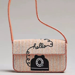 Bolso de Moda con Asa, Bolso de Hombro, Bolso Casual, Artesanía India, Bordado a Mano con Cuentas, para Fiestas - Product Image 1