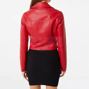 Chaquetas de cuero para mujer hechas a medida, chaqueta de cuero para mujer de alta calidad, chaqueta de cuero de precio superior - Product Image 4