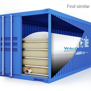 Réservoir de stockage d'eau en tissu carré enduit de PVC TPU haute résistance Solution de stockage de liquide flexible et durable pour un usage industriel - Product Image 1