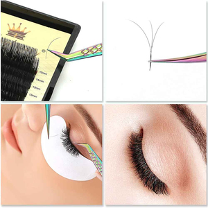Pincettes professionnelles pour Extensions de cils, pinces à épiler le Volume à 90 degrés, meilleure prix - Product Image 2