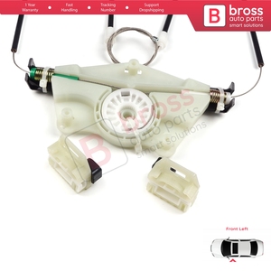 ชุดซ่อมมอเตอร์กระจกหน้าต่าง BP8582-1 ด้านหน้าซ้าย สำหรับ Fabia MK1 1999-2008 4/5 ประตู Praktik Van 6Y0837655 - Product Image 5