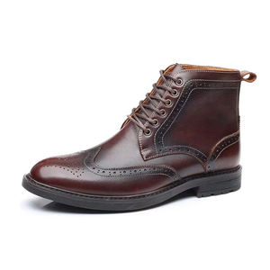Chaussures Chelsea en cuir pour homme de qualité supérieure, style actuel, légères, avec logo/couleurs personnalisés - Product Image 1