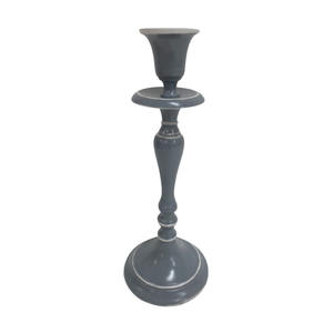 Aluminium <b>Candle</b> Pillar Grey Stone Used for Home Decorative Candlestick Metal <b>Candle</b> Pillars for Table Top Decor <b>Tea</b> Light Stand - Product Image 3