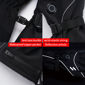 Gants chauds d'hiver isolés pour hommes et femmes Gants de ski de snowboard imperméables en polyester compatibles avec les écrans tactiles - Product Image 5