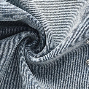 กางเกงยีนส์ทรงหลวมสำหรับผู้ชายกางเกงยีนส์โอเวอร์ไซส์ล้างด้วยพลอยเทียมออกแบบได้ตามต้องการดีไซน์ล่าสุด - Product Image 6